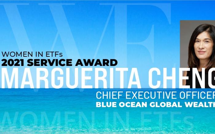 Women In ETFs Service Award | Blue Ocean Global Wealth