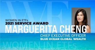 Women In ETFs Service Award | Blue Ocean Global Wealth